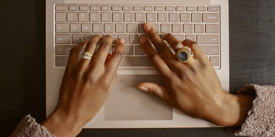 Hands on keyboard