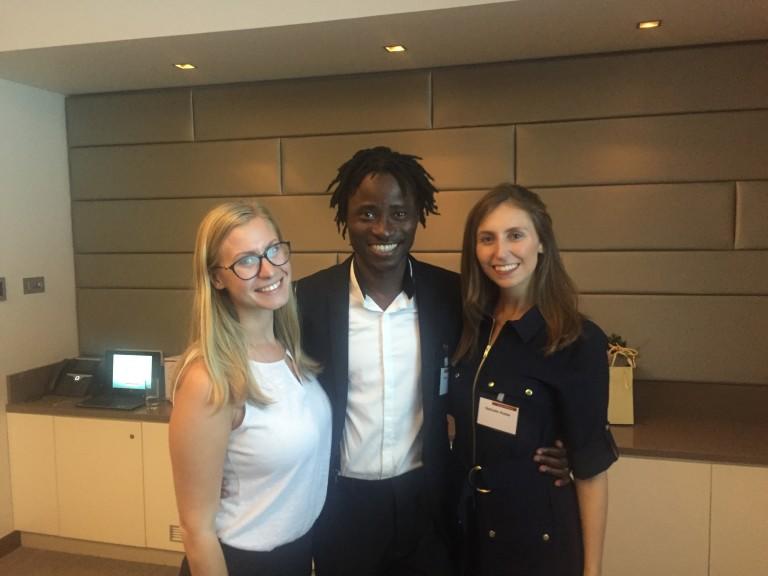 Staff of Bisi Alimi Foundation: Zuzana, Bisi and Nathalie