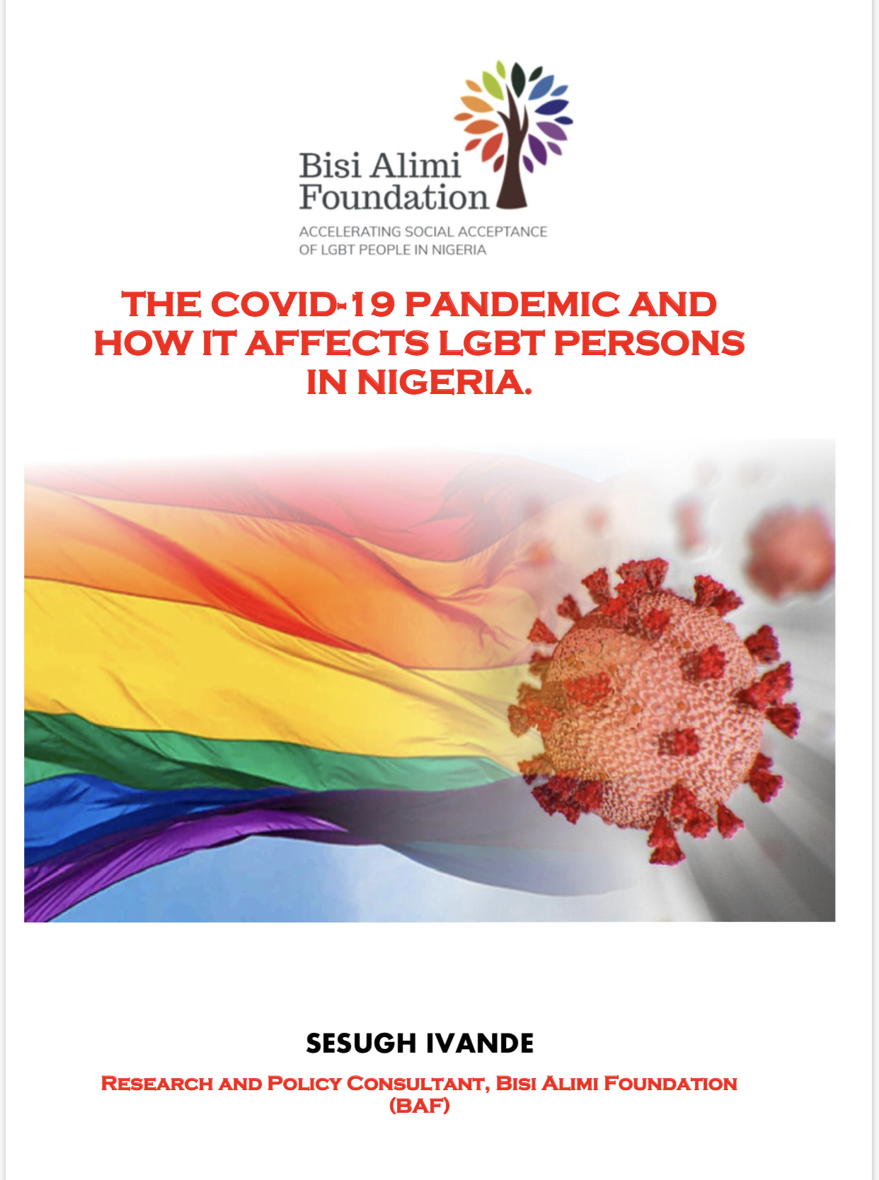 The COVID-19 Pandemic and How It Affects LGBT Persons in Nigeria