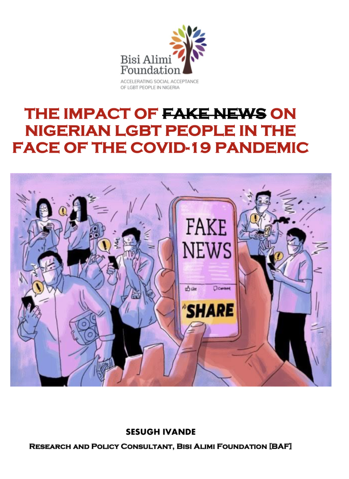 The Impact of Fake News on Nigerian LGBT People in the Face of the COVID-19 Pandemic